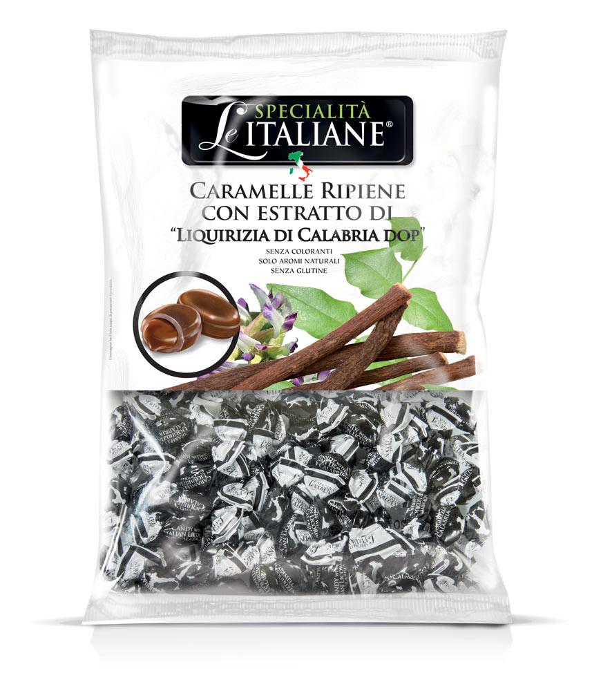 Mini Caramelle Ripiene con Estratto di Liquirizia di Calabria DOP